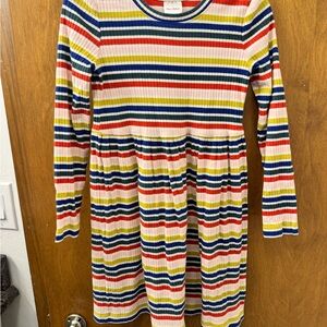 Hanna Andersson Colorful Striped Kids Dress